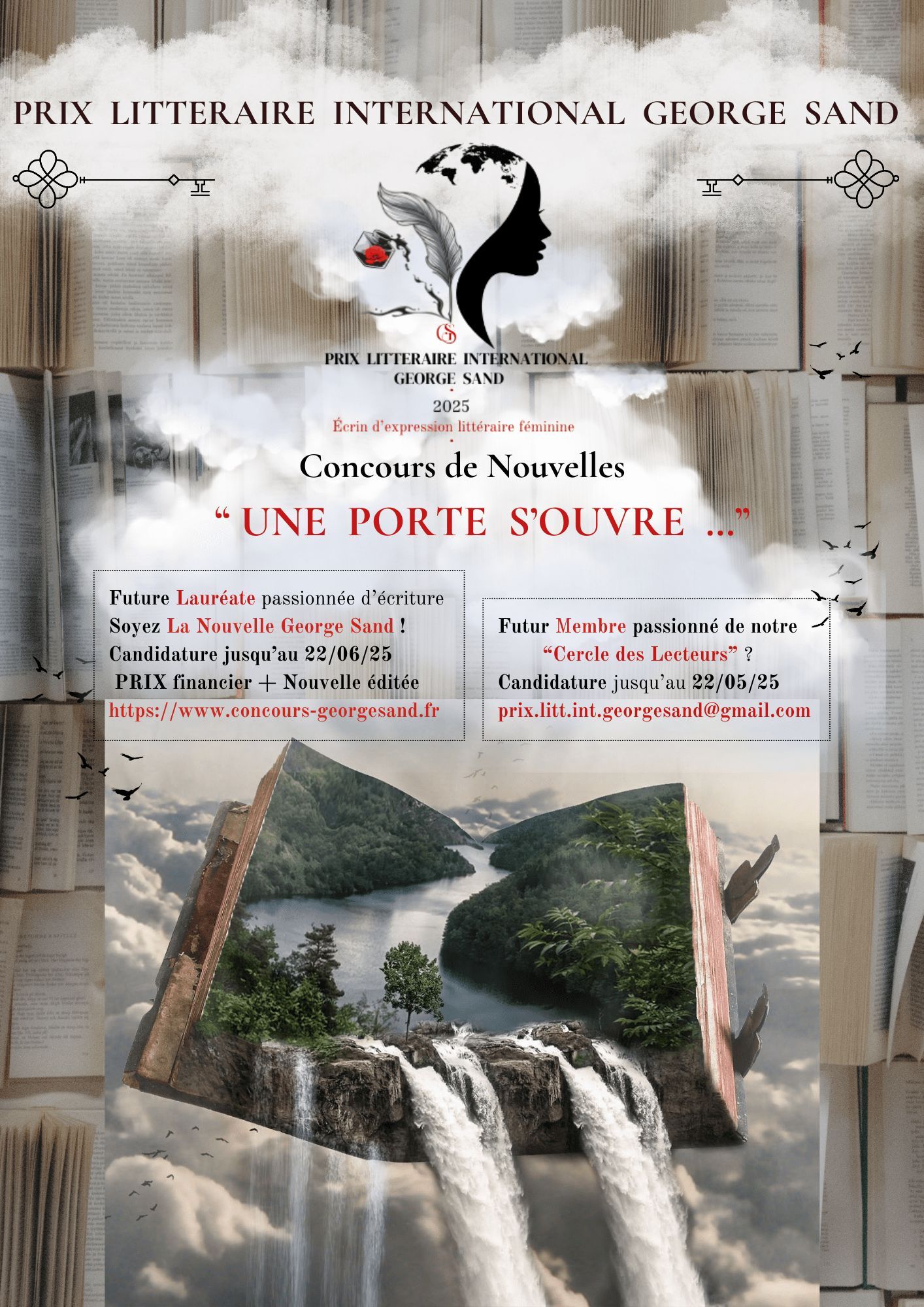 PRIX LITTERAIRE INTERNATIONAL GEORGE SAND. Edition 2025 
