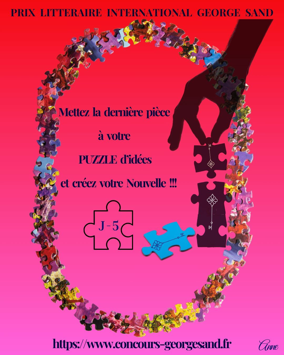 PLIGS 2025. Mettez la dernière pièce à votre puzzle d'idées … et écrivez votre Nouvelle !