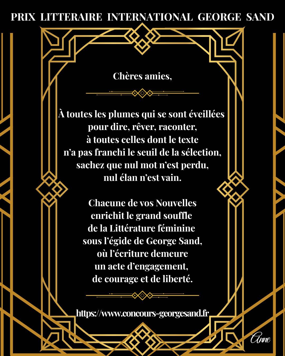 PLIGS 2025 A TOUTES LES CANDIDATES